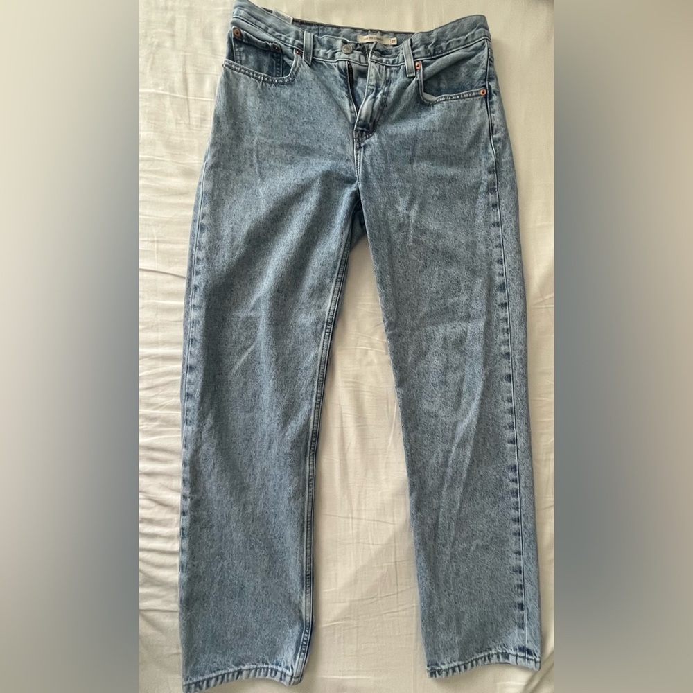 Levi's Light Blue Straight Leg Jeans